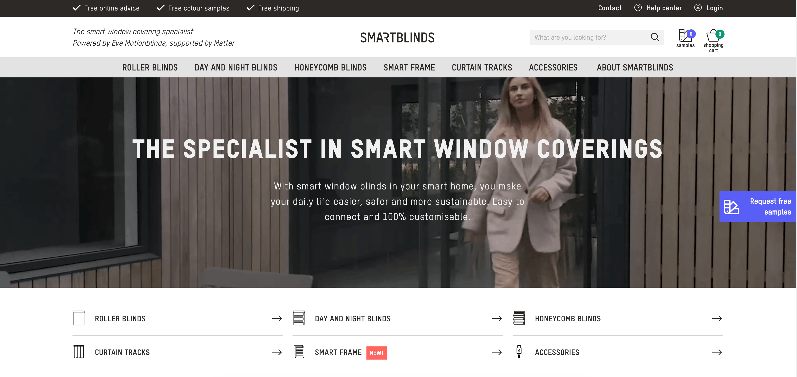 SmartBlinds Smart Home E-commerce Platform